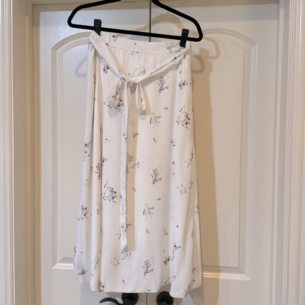 Gianni Bini Floral Wrap Skirt